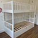 Детская двухъярусная кровать домик из массива с лестницей. Кровати. SCANDI. Ярмарка Мастеров.  Фото №11
