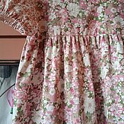Одежда детская handmade. Livemaster - original item Dress: Dress for girls made of cotton floral. Handmade.