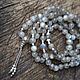 Rosary of 108 Labradorite Beads-Mala Buddhist Prayer Beads for mantras, Rosary, Pereslavl-Zalesskij,  Фото №1