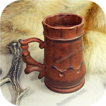 Посуда ручной работы. Ярмарка Мастеров - ручная работа Кружка под квас. Handmade.