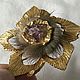 Fur and amethyst Brooch. Vintage brooches. Bijoudelice. Online shopping on My Livemaster.  Фото №2
