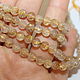 Золотой рутил 6,5мм нить 40см. Бусины. Beads. Ярмарка Мастеров.  Фото №6