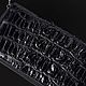 Кошелек из кожи крокодила на одной молнии IMA0033B32. Кошельки. CrocShop товары из экзотической кожи. Ярмарка Мастеров.  Фото №8
