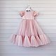 Нарядное Платье для девочки Princess dress. . Pink Peony baby. Интернет-магазин Ярмарка Мастеров.  Фото №2