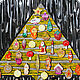 Order Round painting 'Christmas Tree - New Year's nostalgia' of the USSR. Art by Tanya Shest. Livemaster. . Pictures Фото №3