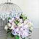 Bouquet of flowers with Ranunculus in pastel shades. Handmade. Composition. Olga-art-flower. My Livemaster. Фото №4