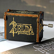 Подарки к праздникам handmade. Livemaster - original item Black music box Legend of Zelda. Handmade.