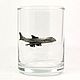 A set of 'BOEING 747' device (the stack, a glass of whiskey, fork), Souvenirs by profession, Zhukovsky,  Фото №1