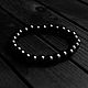Bracelet of black agate 'Eclipse' 8 mm. Bead bracelet. merlin-hat (Merlin-hat). Online shopping on My Livemaster.  Фото №2