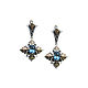 Заказать Серьги "Цветы Византии" ССЗ 027. Persian (persianjewelry). Ярмарка Мастеров. . Серьги классические Фото №3