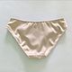 Bragas de seda se desliza doble capa Beige. Underpants. Darya Vecher Шёлковое нижнее бельё Корсеты. Ярмарка Мастеров.  Фото №4
