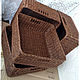 Storage basket in brown color ' Chocolate'. Basket. lmillame. My Livemaster. Фото №4
