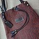 Bag genuine leather Wild Fox Brownie, Classic Bag, Dubna,  Фото №1