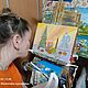 Заказать Рождество девяностых. Наталия Ж. Кисточка послушная губам. Ярмарка Мастеров. . Картины Фото №3