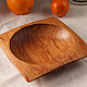 Square wooden bowl handmade for food. Plates. gorawood. Online shopping on My Livemaster.  Фото №2