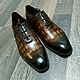 Men's oxfords, made of genuine leather, 100% handmade. Oxfords. SHOES&BAGS. My Livemaster. Фото №6