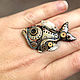 Steampunk кулон "Техногенная рыба". Подвеска. Мария Джиа. Мастерская Bioo-Art.. Ярмарка Мастеров.  Фото №6