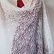  White mohair shawl with silk, Shawls, Kazan,  Фото №1