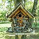 Birdhouse Tower. Bird feeders. Masterskaya Leshego. Online shopping on My Livemaster.  Фото №2