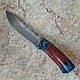 Knife 'Canadian-3' nessmuk h12mf leather mikarta. Knives. Artesaos e Fortuna. My Livemaster. Фото №5