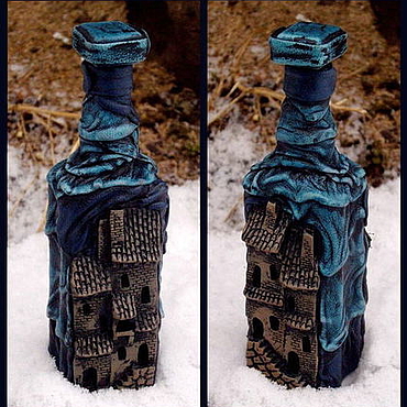 Посуда ручной работы. Ярмарка Мастеров - ручная работа Ведьмина бутылочка. Handmade.