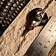 Shark Tooth pendant with obsidian moon (p-107). Pendants. #Ofel_way. My Livemaster. Фото №4