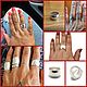 Ring: Stylish ring band. Different width. Ring track, Rings, Turin,  Фото №1