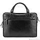 Order Leather business bag 'Ralph' (black). Russian leather Guild. Livemaster. . Classic Bag Фото №3