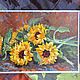 Oil painting 'Sunflowers'. Pictures. Fine Art for Joy. My Livemaster. Фото №5