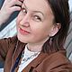 Серьги: "Изобилия плоды" с минанкари. Серьги классические. Mariko Minankari. Дизайн из Грузии. Ярмарка Мастеров.  Фото №6