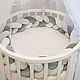 Бортик косичка 230 см, Бортики в кроватку, Пушкино,  Фото №1
