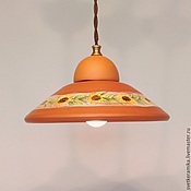 Для дома и интерьера handmade. Livemaster - original item Ceramic lamp painted 