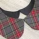Collar: the collar is detachable/ tartan. Collars. ERIO SHOP. Online shopping on My Livemaster.  Фото №2