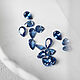 Заказать 7*10 мм. Тёмно-синие фианиты "Капля". 1 штука. Валерия (flowerbead). Ярмарка Мастеров. . Стразы Фото №3