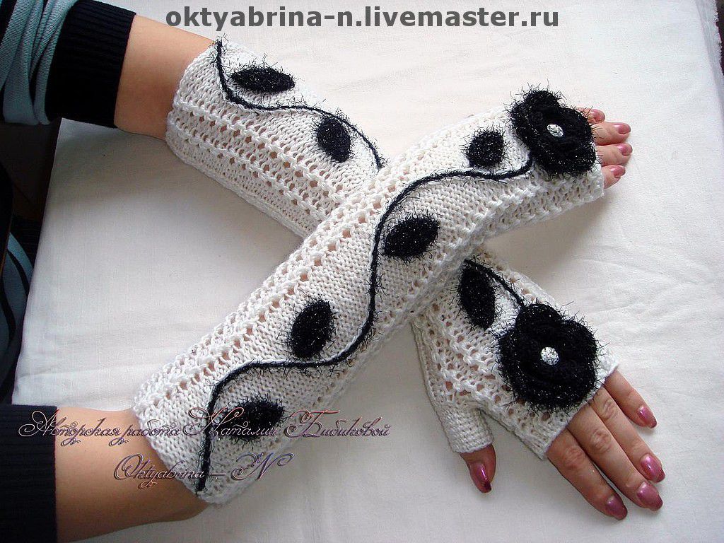 Митенки "Дуэт" в интернет-магазине на Ярмарке Мастеров | Митенки ...