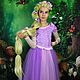 Костюм Рапунцель. Карнавальный костюм. Little Princess. Интернет-магазин Ярмарка Мастеров.  Фото №2