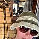 Заказать Шапочка вязаная для бани и сауны. Ручная работа, шерсть. Teplaya-nit. Ярмарка Мастеров. . Текстиль для бани Фото №3