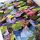 Order Oil painting of Water Lilies (pink green pond). Pastelena. Livemaster. . Pictures Фото №3