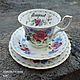Чайное трио"Цветы месяца". Август. Royal Albert, Чайные пары, Челябинск,  Фото №1