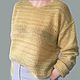 Джемпер из кидмохера с люрексом. Джемперы. Ольга (olga-knitted-clothes). Интернет-магазин Ярмарка Мастеров.  Фото №2