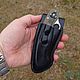 Чехол для ножа Spyderco Military. Ножи. ShalavinLeatherCraft (dshalavin). Ярмарка Мастеров.  Фото №4