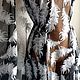 The rest! embroidery on mesh. White feathers in the night. Fabric. MMonro (MMonro). My Livemaster. Фото №6