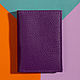 Cardholder Mini-wallet Hermes Purple. Cardholder. murzikcool. My Livemaster. Фото №4