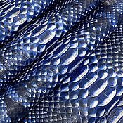 Материалы для творчества handmade. Livemaster - original item Python skin, medium density, in exclusive color, multicolor.. Handmade.