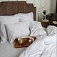 Bed linen made of stripe satin 400 tc - hotel line !. Bedding sets. Постельное. Felicia Home. Качество + Эстетика. My Livemaster. Фото №4