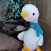Куклы и игрушки handmade. Livemaster - original item Knitted Goose. Handmade.