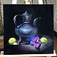 Oil painting. Still life. The jug of desires. 50*50 cm, Pictures, Moscow,  Фото №1