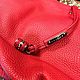 Винтаж: Celine «Bittersweet Hobo» из красной шагреневой кожи. Сделано в Италии. Сумки винтажные. Chic bags. Ярмарка Мастеров.  Фото №9