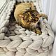 Лежанка для кошки на окно из шерсти. 60*25см. Лежанки. LovePets. Интернет-магазин Ярмарка Мастеров.  Фото №2