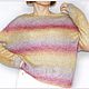 Джемпер "Fancy RICO 002" из кидмохера на шелке. Джемперы. Ирина(shvilinka.knit). Ярмарка Мастеров.  Фото №6
